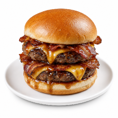 Carl's Jr. Chargrilled Burgers Jim Beam Bourbon Double