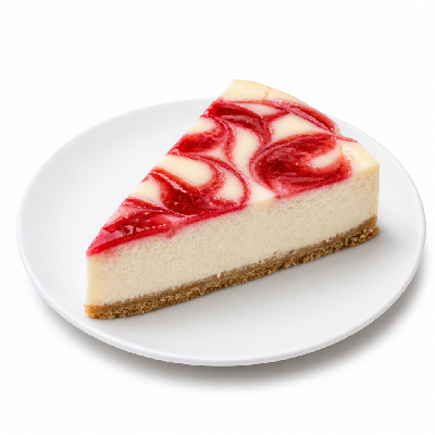 Carl’s Jr. Desserts Strawberry Swirl Cheesecake