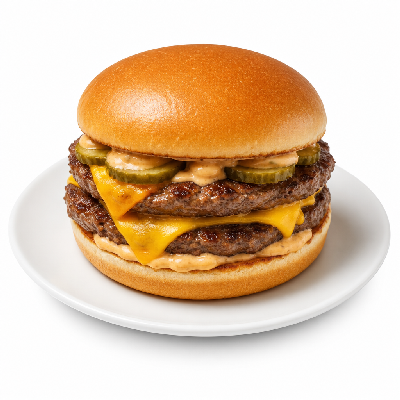 Carl's Jr. Double Hamburger
