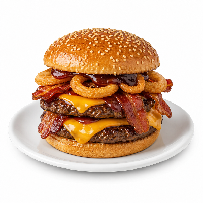 Carl's Jr. Double Western Bacon Cheeseburger