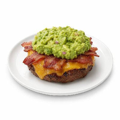 Carl's Jr. Guacamole Bacon Burger No Bun