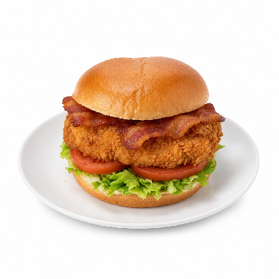 Carl's Jr. Hand-Breaded Chicken BLT Sandwich