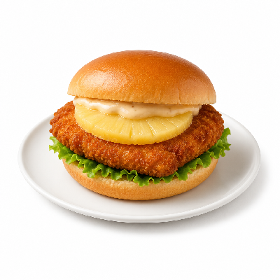 Carl's Jr. Hawaiian Chicken Burger