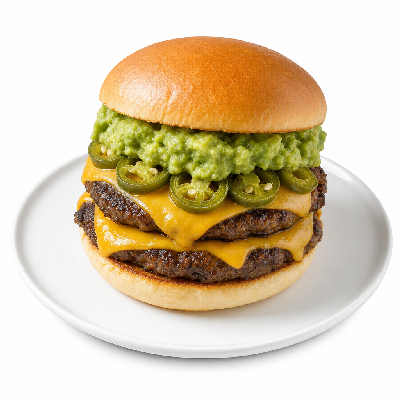 Carl's Jr. Jalapeno Double Burger with Guacamole