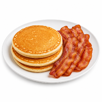 Carl's Jr. Pancake & Bacon Platter