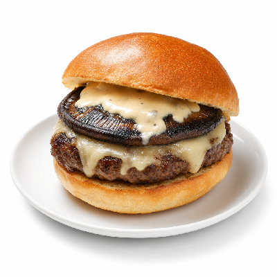 Carl's Jr. Portobello Angus Burger