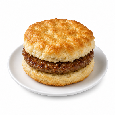 Carl's Jr. Sausage Biscuit