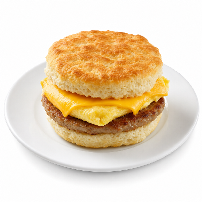 Carl's Jr. Sausage Egg & Cheese Biscuit