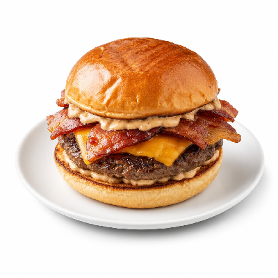 Carl's Jr. Single Bacon Truffle Burger