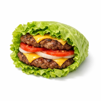 Carl's Jr. The California Classic Double Cheeseburger (Lettuce Wrap)