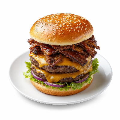 Carl's Jr. The Double Baby Back Rib Thickburger