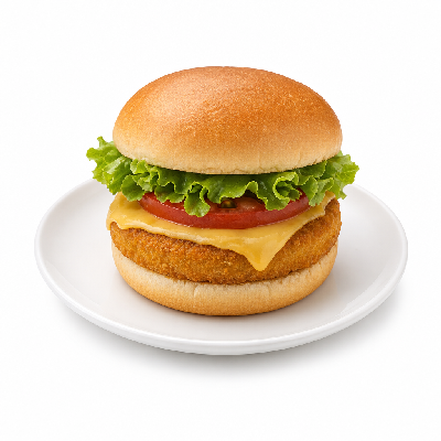 Carl's Jr. Veggie Star with Cheese