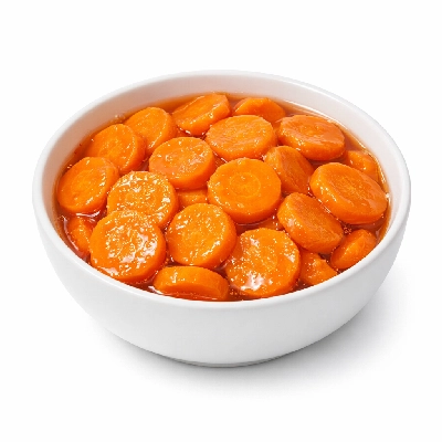 Carrots canned no salt added solids and liquids