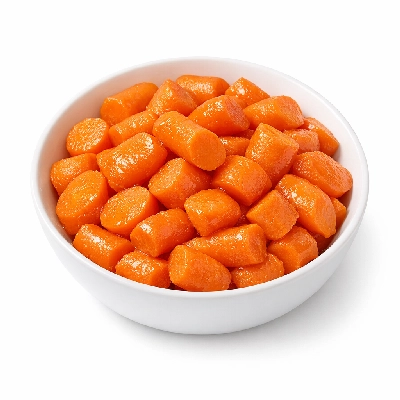 Carrots frozen cooked boiled drained without salt