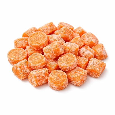 Carrots frozen unprepared