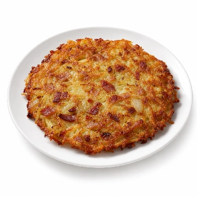 Carrows Restaurants Breakfast Bacon and Onion Potato Pancakes a La Carte