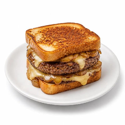 Carrows Restaurants Juicy Burgers Mile High Patty Melt