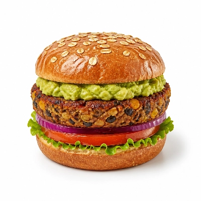 Carrows Restaurants Juicy Burgers Mile High Veggie Avocado Gardenburger