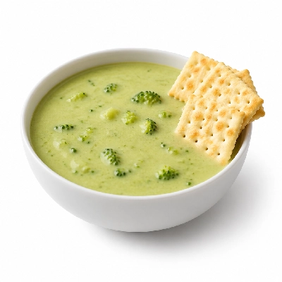 Carrows Restaurants Kids Menu Cream of Broccoli & Crackers