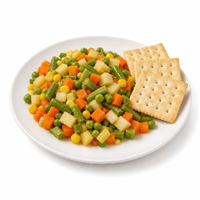 Carrows Restaurants Kids Menu Hearty Vegetable & Crackers