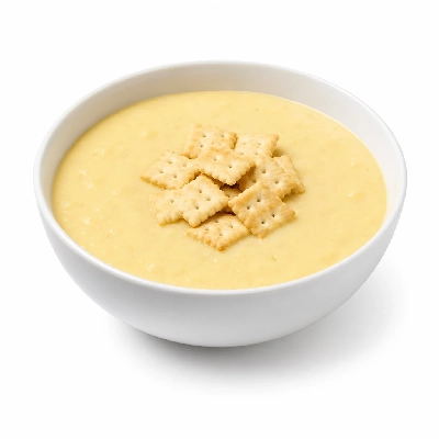 Carrows Restaurants Kids Menu Potato Cheese Soup and Crackers