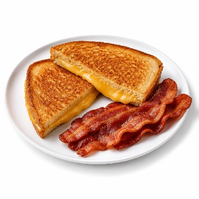 Carrows Restaurants Mile High Sandwiches the Perfect Plate Bacon & Grilled Cheese