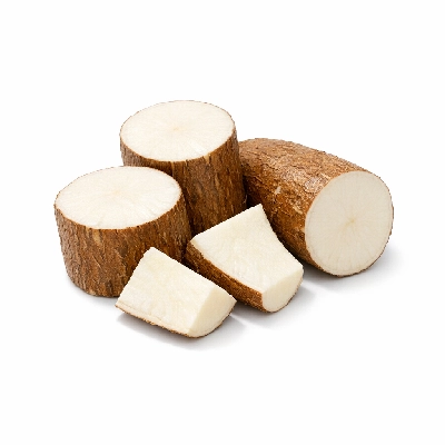 Cassava or manioc raw