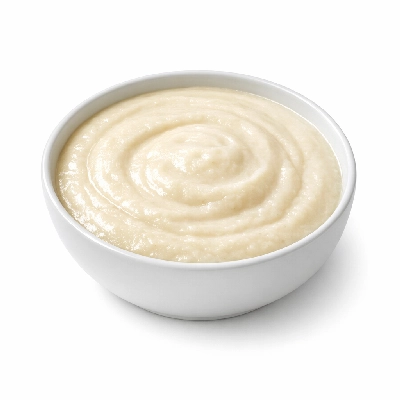 Soup cauliflower dehydrated prepared with water