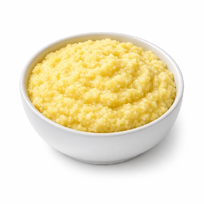Cereals corn grits yellow regular and quick enriched cooked with water without salt