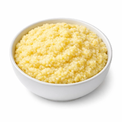 Cereals corn grits yellow regular quick unenriched cooked with water salt