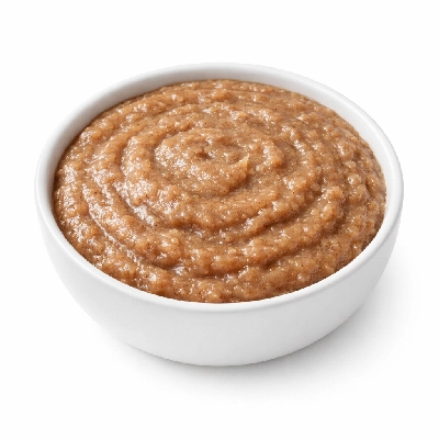 Cereals maypo cooked with water salt