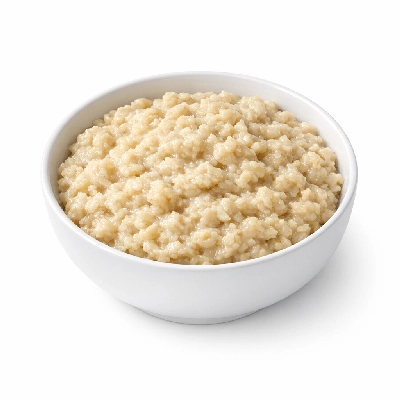 Cereals oats instant fortified plain prepared with water oatmeal