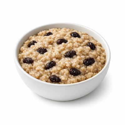 Cereals quaker instant oatmeal raisin and spice prepared