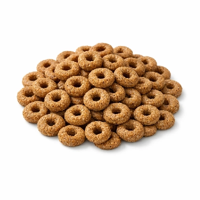 Cereals ready-to-eat chocolate flavored rings presweetened single brand