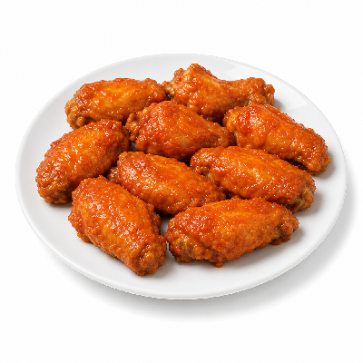Checkers 10 Chicken Wings Angry Buffalo