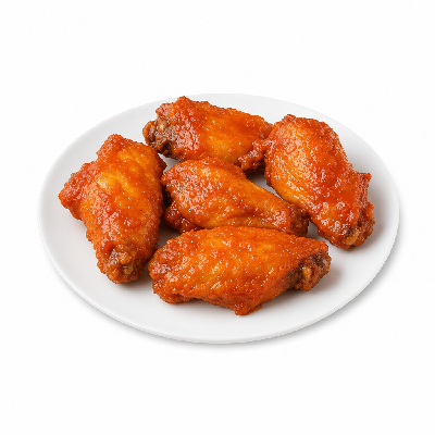 Checkers 5 Chicken Wings Angry Buffalo