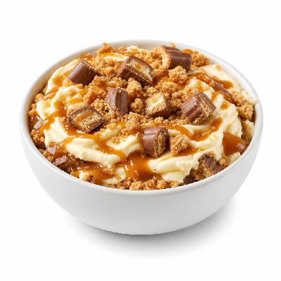 Checkers Caramel Cheesecake Crunch with Twix Sundae Stacker