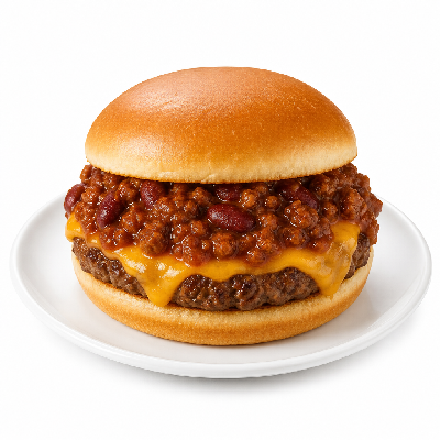 Checkers Chili Cheeseburger
