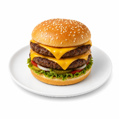 Checkers Double Checkerburger with Cheese