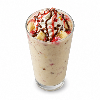 Checkers Loaded Milkshake Banana Split