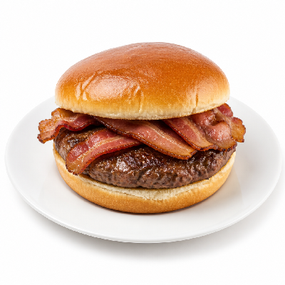 Checkers Montreal Steak Burger with Bacon