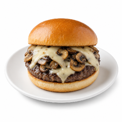 Checkers Mushroom Swissburger