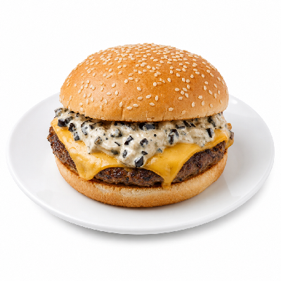 Checkers Olive Burger