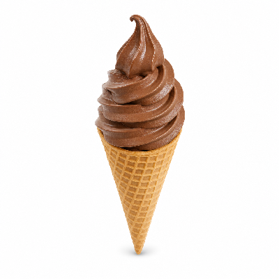 Checkers Soft Serve Chocolate Ice Cream