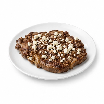 Cheeburger Cheeburger Entrees Black Angus Platter with Feta Cheese Crumbles