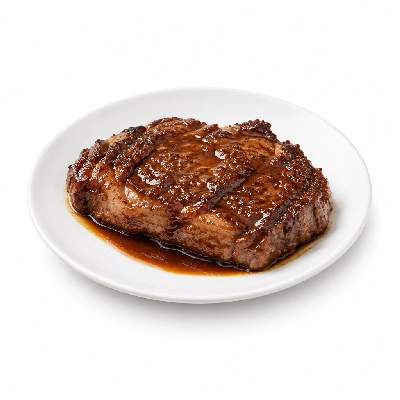 Cheeburger Cheeburger Entrees Black Angus Platter with Heinz 57 Steak Sauce