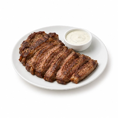 Cheeburger Cheeburger Entrees Black Angus Platter with Ranch Dressing