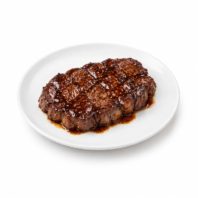 Cheeburger Cheeburger Entrees Black Angus Platter with Teriyaki Sauce