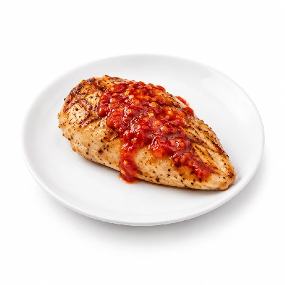Cheeburger Cheeburger Entrees Chicken Breast Platter with Chili