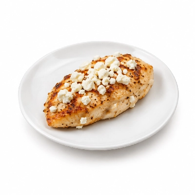 Cheeburger Cheeburger Entrees Chicken Breast Platter with Feta Cheese Crumbles